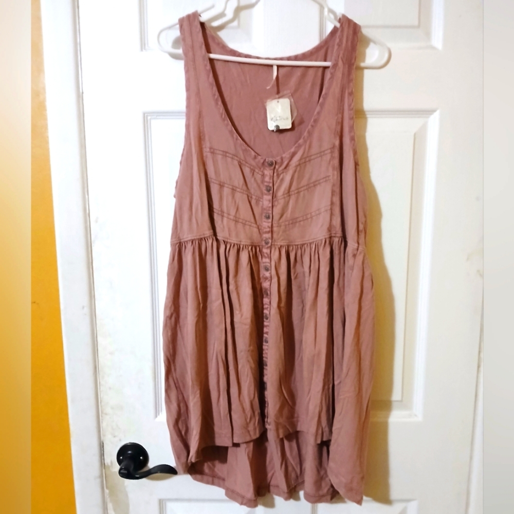 FREE PEOPLE Tank Dress with Vintage Vibes